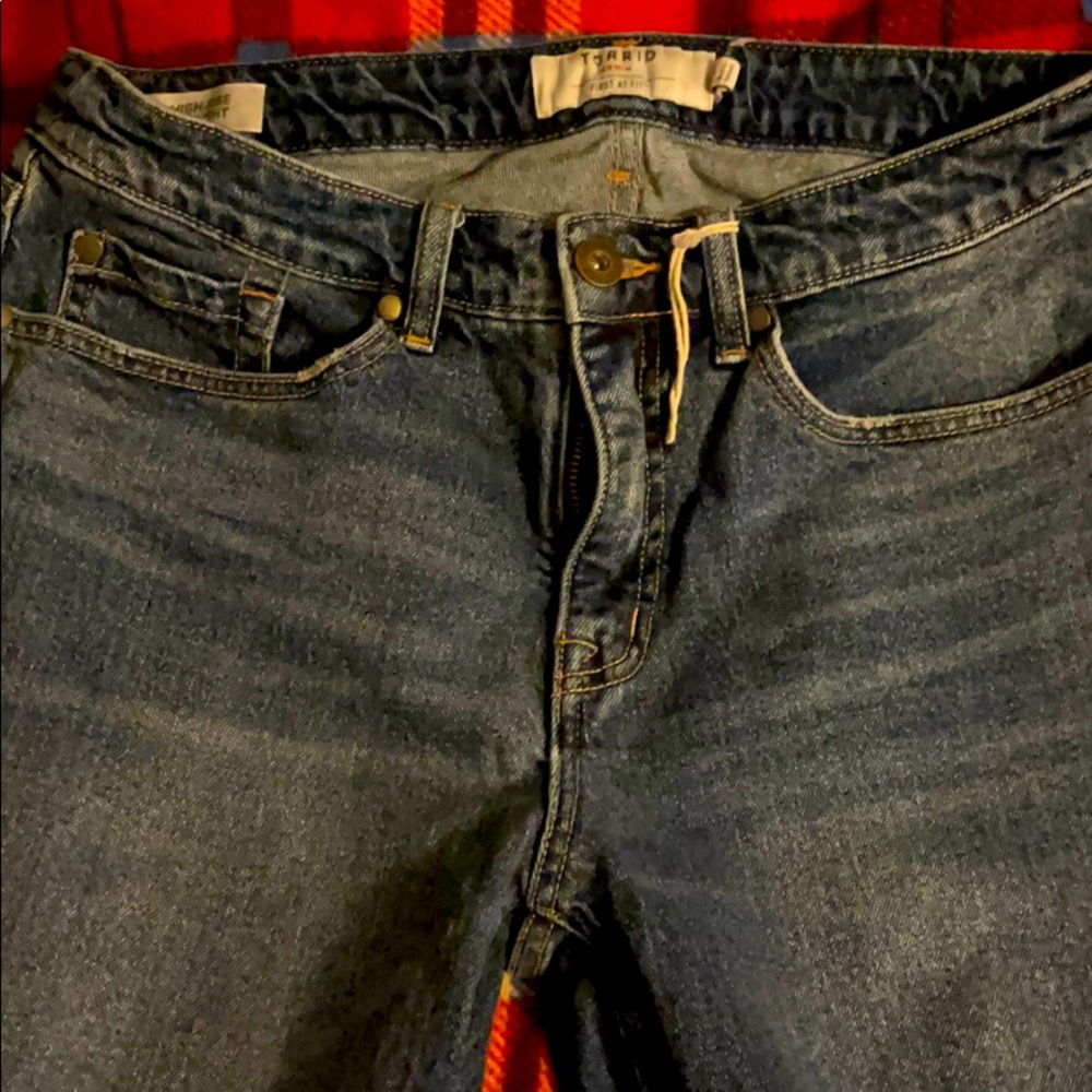 Torrid high rise mom jeans